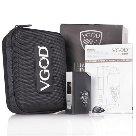 vgod elite 200 limited edition steel tc box mod|VGOD Elite 200W TC Box MOD Limited Edition.